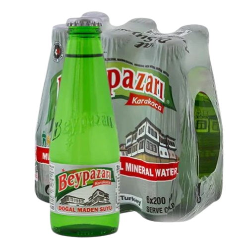 BEYPAZARI MADEN SUYU BEYPAZARI PLAIN MINERAL WATER 6*200ML - Image 1