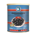 MARMARABIRLIK BLACK SALAMURA OLIVES XS 400GR