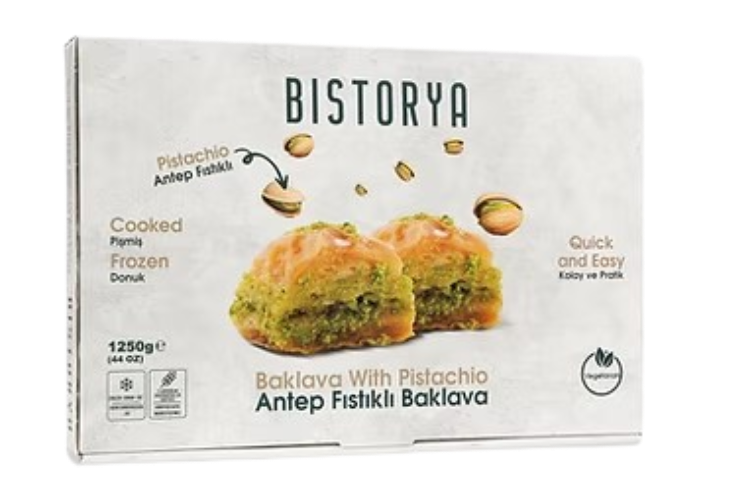 BISTORYA ANTEPFISTIKLI BAKLAVA 454GR ANTEPFISTIKLI BAKLAVA