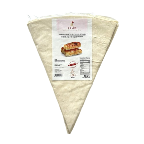 GOLDA HAND ROLLED PHYLLO TRIANGLE 360GR GOLDA TRIANGLE HAND ROLLED PHYLLO 360GR - Image 1