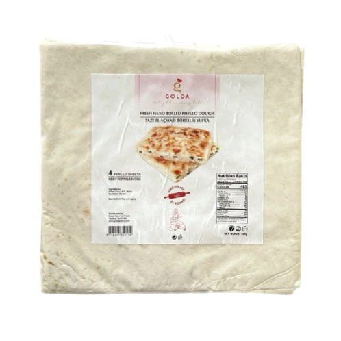 GOLDA YUFKA 4 SHEETS 500GR EL AÇMASI YUFKA